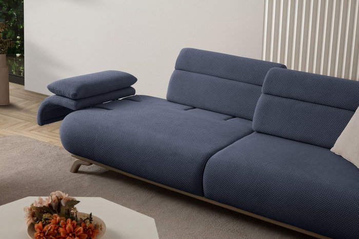 Atelier Del Sofa Sofá de 3 Plazas Bonjo Silver - Navy Blue